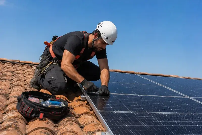 Maintenance et monitoring de panneaux solaires à Aigrefeuille